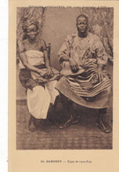 DAHOMEY. BENIN.  CPA SEPIA. TYPE DE RACE FON - Dahomey