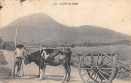 Puy De Dôme         63        Paysan Et Sa Charrette A Bœufs    (voir Scan) - Sonstige & Ohne Zuordnung