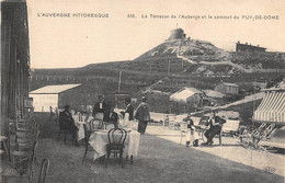 Puy De Dôme         63        La Terrasse De L'Auberge Au Sommet    (voir Scan) - Sonstige & Ohne Zuordnung