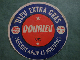 Delcampe - DOUBLEU - Bleu Extra Gras - Fabriqué à RIOM-ÈS-MONTAGNES - Riom