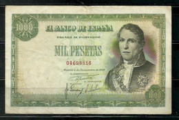 BILLETE DE 1000 PESETAS DE 1949 - RAMON DE SANTILLAN - SIN SERIE - 500 Pesetas