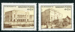 HUNGARY 1983 Stamp Day MNH / **.  Michel  3632-33 - Neufs