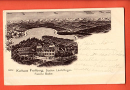 ZOR-20 SELTEN Litho Läufelfingen Bei Sissach,Kurhaus Frohburg,Familie BAder Nr 16150.Pionier. Gelaufen 1903 - Läufelfingen