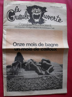 La Gueule Ouverte. Combat Non-violent Hebdo D'écologie Politique. N° 224 De 1978. Cabu Petit-roulet - Politics