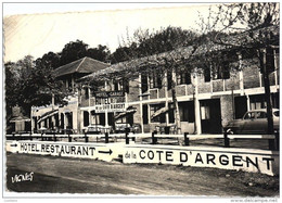 LANDES - CP HOTEL DE LA COTE D'ARGENT - CASTETS DES LANDES - TIMBRE 1958 FRANCE (2 SCANS) - Castets