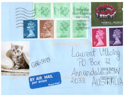 (RR 26) UK Posted To Australia (during COVID-19 Pandemic) 2 Letters - Briefe U. Dokumente