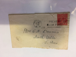 (RR 26) Very Old Australia - Posted From Adelaide 1936 - Lettres & Documents