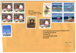 (RR 26) Canada Posted To Australia (during Pandemic COVID-19) 1 Un-cencelled Cover (23 X 16 Cm) - Briefe U. Dokumente