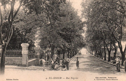 El-Kseur (Algérie) Rue Négrier - Collection Parfaite - Edition Caravano - Carte N° 4 - Other & Unclassified