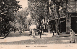 Sétif (Algérie) Rue De Constantine - Carte ND Phot. N° 151 - Setif