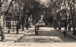 Sétif (Algérie) Rue De Constantine - Carte LL  N° 49 - Sétif