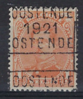 Zegel Nr. 135 Voorafgestempeld Nr. 2650 C   OOSTENDE 1921  OSTENDE ; Staat Zie Scan ! - Roulettes 1920-29