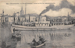 85-LES-SABLES-D'OLONNE- L'EXCURSIONNISTE- LA VILLE DE PAIMBOEUF SORTANT DU PORT - Sables D'Olonne