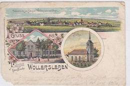 DC916 - Ak Stadt Bleicherode Landkreis Nordhausen Wollersleben Lithografie - Bleicherode