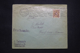 ALLEMAGNE - Enveloppe De Frankfurt Pour La France En 1923 - L 99636 - Cartas