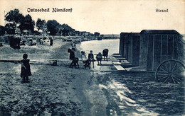 Niendorf, Strand, Badewagen, Kinder, 1912 - Timmendorfer Strand