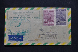 BRÉSIL - Enveloppe Commerciale De Sao Paulo Pour L 'Espagne Par Avion - L 99641 - Storia Postale