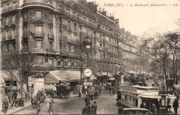 Paris * 9ème * Le Boulevard Montmartre * Tramway Tram - District 09