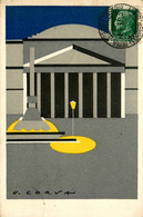 Paris 5ème * CPA Illustrateur U. CORVA Corva Art Nouveau Art Déco Jugendstil * LE PANTHEON Panthéon - Arrondissement: 05