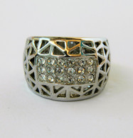 Unisex SILVER DIAMANTE Vintage Ring - Anelli