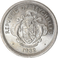Monnaie, Seychelles, 25 Cents, 1982, British Royal Mint, SUP+, Copper-nickel - Seychellen
