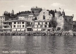 SANTA MARGHERITA LIGURE-GENOVA-ALBERGO =LAURIN=-CARTOLINA VERA FOTOGRAFIA VIAGGIATA IL 26-3-1955 - Genova (Genoa)