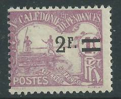 Nlle Calédonie Taxe. N° 24 X  2 F. Sur 1 F. Violet  Trace De Charnière  Sinon TB - Postage Due