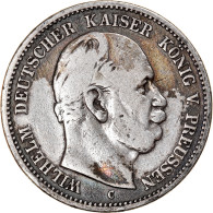 Monnaie, Etats Allemands, PRUSSIA, Wilhelm I, 2 Mark, 1876, Frankfurt, TB+ - Autres & Non Classés