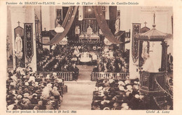 CPA 21 PAROISSE DE BRAZEY EN PLAINE INTERIEUR EGLISE LA BENEDICTION 1936 - Autres & Non Classés