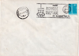 A8352- VISIT THE SCULPTURAL ENSEMBLE ROMANIA STAMP, TARGU JIU 1982, ROMANIAN POSTAGE USED STAMP ON COVER - Lettres & Documents