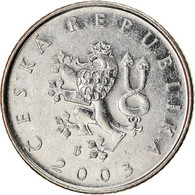 Monnaie, République Tchèque, Koruna, 2003, SUP, Nickel Plated Steel, KM:7 - Czech Republic