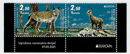 Bosnia And Herzegovina 2021: Europa - Endangered National Wildlife ** MNH - 2021