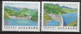 Taiwan 2 Complete Sets Barrages Dams Reservoirs MNH ** - Collections, Lots & Series