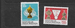 1986 MNH Indonesia, Michel 1196-97 Postfris** - Bádminton