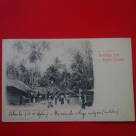 GREETING FROM CEYLON COLOMBO STREET SCENE GRAND PASS - Sri Lanka (Ceylon)