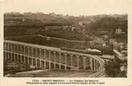 St Brieuc * Le Viaduc De Souzin * Bifurcation Des Lignes Chemin De Fer Portrieux St Quay Et Du Légué * Passage Du Train - Saint-Brieuc