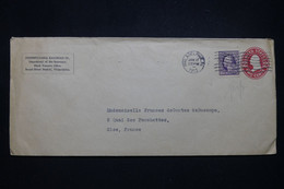 ETATS UNIS - Entier Postal Commercial + Complément Perforé De Philadelphia Pour La France En 1913  - L 99743 - 1901-20