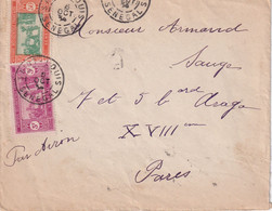 SENEGAL 1934 PLI AERIEN DE ST-LOUIS - Lettres & Documents
