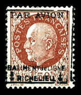 N°3 * Pétain (N°517), 1F50 Brun-rouge Surchargé 'BATIMENT DE LIGNE RICHELIEU', TB Cote 185€ - Military Airmail