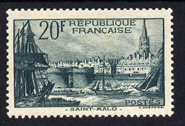 France 1938-39 St Malo 20f Green U/m But Gum Disturbed SG 601 - Sonstige & Ohne Zuordnung