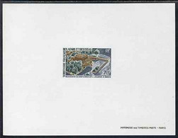 French Afars & Issas 1968-70 Buildings & Landmarks - Governor's Residence 70f Epreuve Deluxe Proof Sheet In Issued Colou - Otros & Sin Clasificación