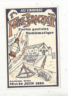 Cp, Bourses & Salons De Collections, 1 E Foire-brocante ,cartes Postales,LE CROISIC , 1982, Illustrateur , Signée J.P. - Bourses & Salons De Collections