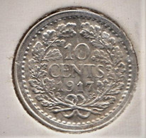 @Y@    Nederland  10   Cent   Wilhelmina 1917      (5252) - 10 Cent