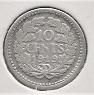 @Y@    Nederland  10   Cent   Wilhelmina 1919      (5254) - 10 Cent
