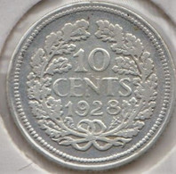 @Y@    Nederland  10   Cent   Wilhelmina 1928      (5259) - 10 Cent