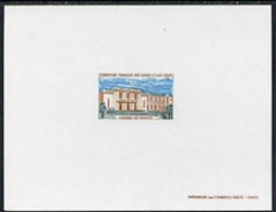 French Afars & Issas 1968-70 Buildings & Landmarks - Chamber Of Deputies 5f Epreuve Deluxe Proof Sheet In Issued Colours - Otros & Sin Clasificación