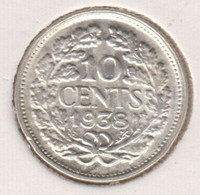 @Y@    Nederland  10   Cent   Wilhelmina 1938      (5265) - 10 Cent