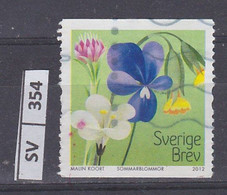 SVEZIA    2012	Fiori Usato - Used Stamps