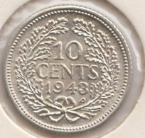 @Y@    Nederland  10   Cent   Wilhelmina 1943      (5269) - 10 Cent