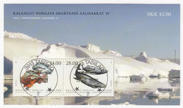 GREENLAND. 2021. New Miniblock, LUX Cancelled.  Greenland Fisch - Oblitérés